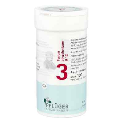 Schüßler-Salze Biochemie Pflüger 3 Ferrum phos. D12 Pulv. 100 g von Homöopathisches Laboratorium Ale PZN 14016418