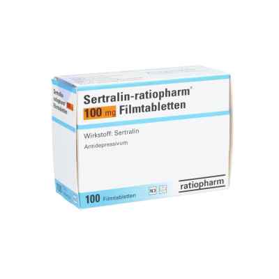Sertralin-ratiopharm 100mg 100 stk von ratiopharm GmbH PZN 01055003