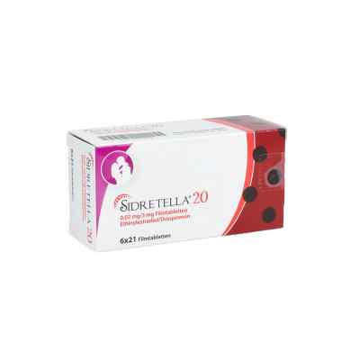 Sidretella 20 0,02mg/3mg 6X21 stk von Zentiva Pharma GmbH PZN 00365687