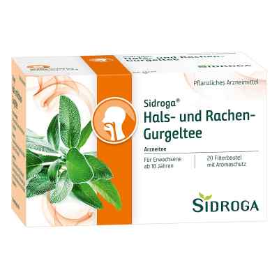 Sidroga Hals- und Rachen-gurgeltee Filterbeutel 20X2.5 g von Sidroga Gesellschaft für Gesundh PZN 08871214