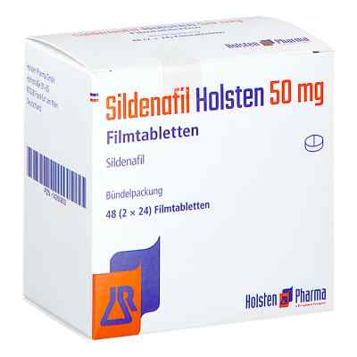 Sildenafil Holsten 50 mg Filmtabletten 48 stk von Holsten Pharma GmbH PZN 14265802