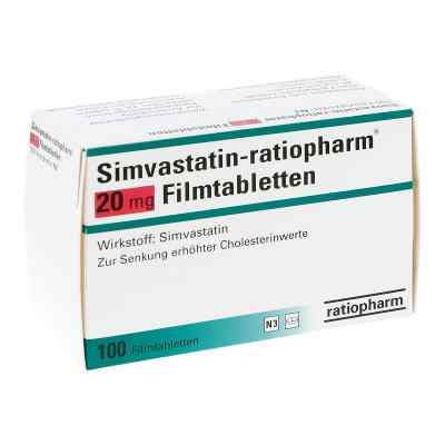 Simvastatin-ratiopharm 20 mg Filmtabletten