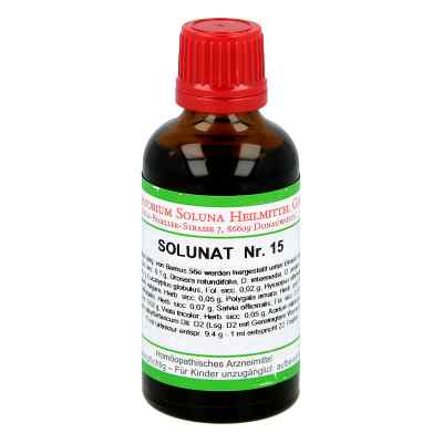 Solunat Nummer 15 Tropfen 50 ml von Laboratorium Soluna Heilmittel G PZN 02941037