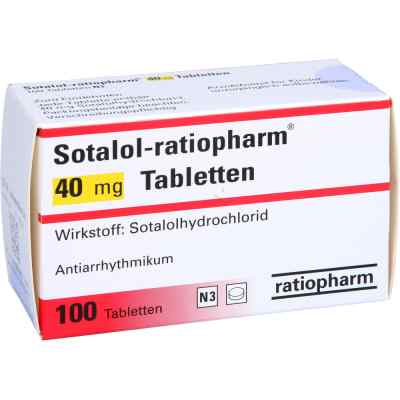 Sotalol-ratiopharm 40 mg Tabletten