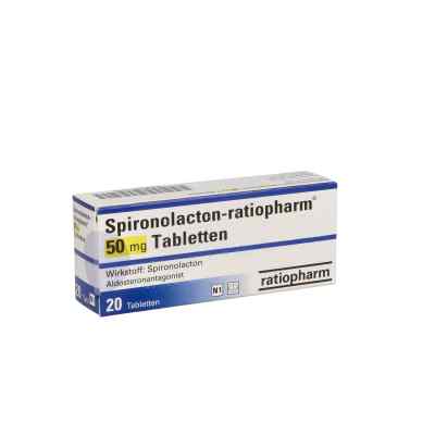 Spironolacton-ratiopharm 50mg 20 stk von ratiopharm GmbH PZN 02071079