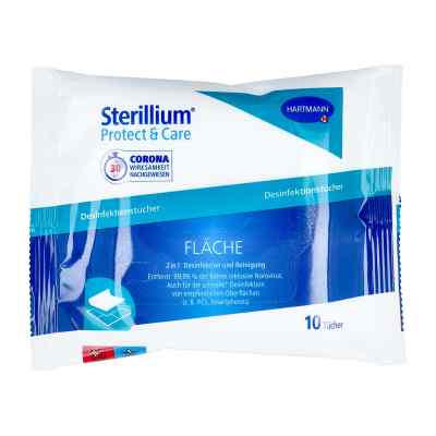 Sterillium Protect & Care Fläche Desinfekt.tücher 10 stk von PAUL HARTMANN AG PZN 17991176