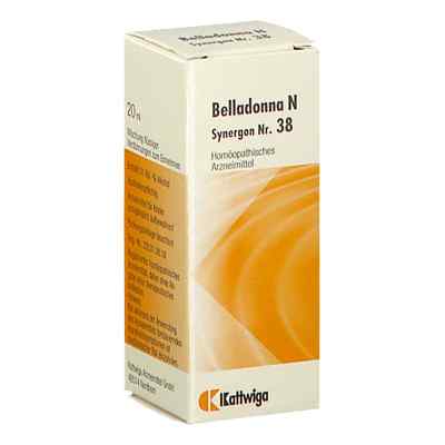 Synergon 38 Belladonna N Tropfen 20 ml von Kattwiga Arzneimittel GmbH PZN 04905264