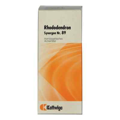 Synergon 89 Rhododendron Tropfen 20 ml von Kattwiga Arzneimittel GmbH PZN 00998458