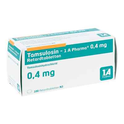Tamsulosin 1a Pharma 0,4 mg Retardtabletten 100 stk von 1 A Pharma GmbH PZN 09322751