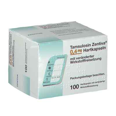 Tamsulosin Zentiva 0,4 mg Hartk.verä.wst.-frs. 100 stk von Zentiva Pharma GmbH PZN 14169978