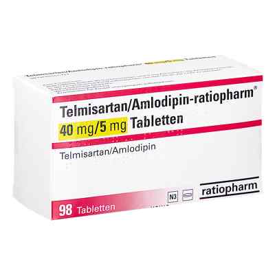 Telmisartan/amlodipin-ratiopharm 40 Mg/5 Mg Tabletten