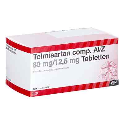 Telmisartan Comp.abz 80 Mg/12,5 Mg Tabletten 100 stk von AbZ Pharma GmbH PZN 16789538