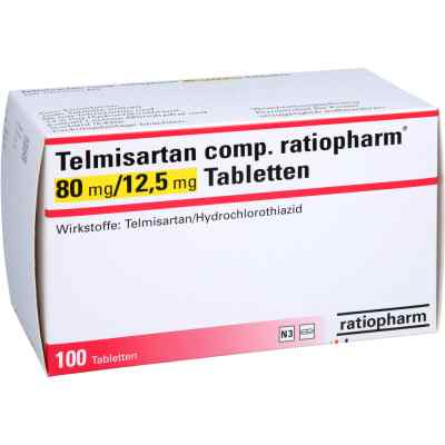 Telmisartan Comp.ratiopharm 80 Mg/12,5 Mg Tabletten