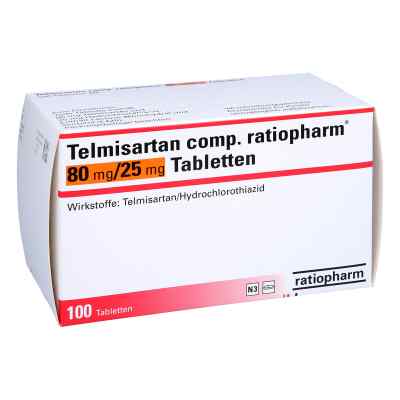 Telmisartan Comp.ratiopharm 80 Mg/25 Mg Tabletten