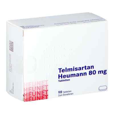 Telmisartan Heumann 80 mg Tabletten Heunet 98 stk von Heunet Pharma GmbH PZN 14211700