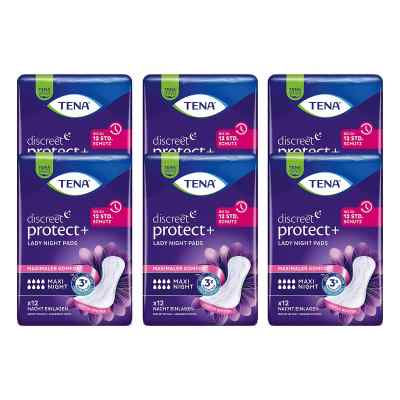 Tena Lady Discreet Einlagen maxi night 6x12 stk von Essity Germany GmbH PZN 08100751