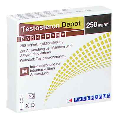 Testosteron Depot Panpharma 250 mg/ml iniecto -l.amp. 5X1 ml von Panpharma GmbH PZN 16200385