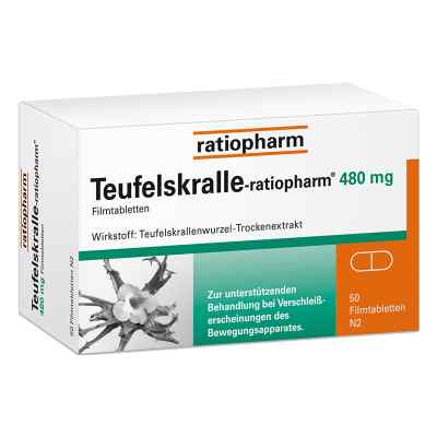 Teufelskralle ratiopharm - bei Gelenkschmerz 100 stk von ratiopharm GmbH PZN 02940730