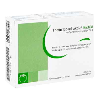 Thrombosol aktiv Kapseln 60 stk von Biofrid GmbH & Co. KG PZN 12551099