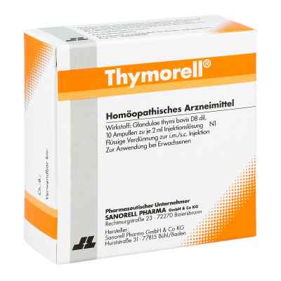 Thymorell Ampullen 10X2 ml von sanorell pharma GmbH & Co KG PZN 08586985