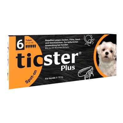 Ticster Plus Spot-on Lösung zum Auftropfen für Hunde 4-10kg 6X1.2 ml von O'ZOO GmbH PZN 16570202