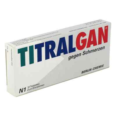 TITRALGAN gegen Schmerzen 10 stk von BERLIN-CHEMIE AG PZN 02653261