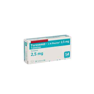 Torasemid-1A Pharma 2,5mg 20 stk von 1 A Pharma GmbH PZN 00773759