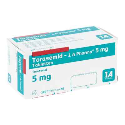 Torasemid-1A Pharma 5mg 100 stk von 1 A Pharma GmbH PZN 00773966