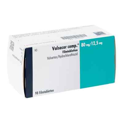 Valsacor comp 80mg/12,5mg 98 stk von TAD Pharma GmbH PZN 08473301