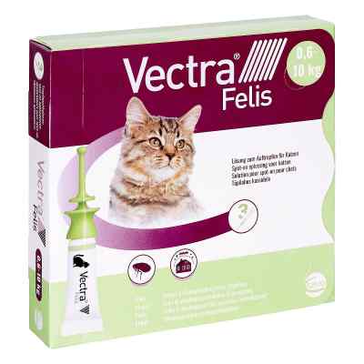 Vectra Felis Lösung gegen Flöhe & Zecken für Katzen