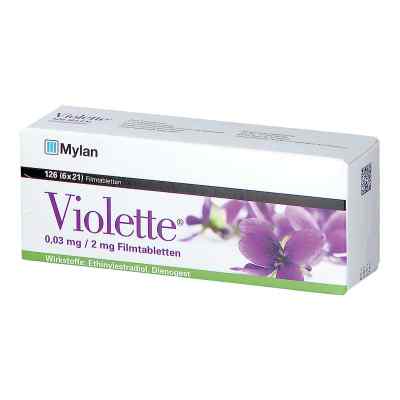 Violette 0,03mg/2mg 126 stk von Viatris Healthcare GmbH PZN 09638879