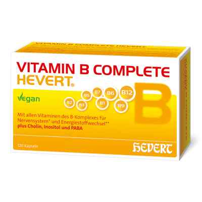 Vitamin B Complete Hevert Kapseln 120 stk von Hevert Arzneimittel GmbH & Co. K PZN 15403086