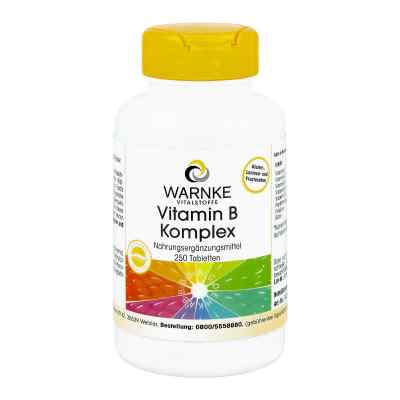Vitamin B Komplex Tabletten 250 stk von Warnke Vitalstoffe GmbH PZN 02204451