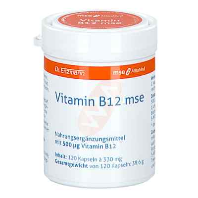 Vitamin B12 Mse Kapseln 120 stk von MSE Pharmazeutika GmbH PZN 09536328