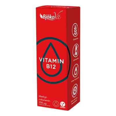 Vitamin B12 Vegan Tropfen Methylcobalamin 30 ml von BjökoVit PZN 14439975