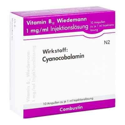 Vitamin B12 Wiedemann Ampullen 10 stk von COMBUSTIN Pharmazeutische Präpar PZN 02260834