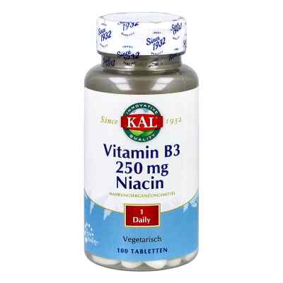 Vitamin B3 Niacin 250 mg Tabletten 100 stk von Supplementa GmbH PZN 13895122