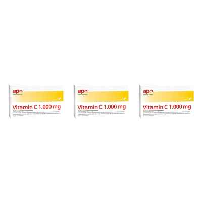 Vitamin C Tabletten 1000 mg 3x 60 stk von apo.com Group GmbH PZN 08101847