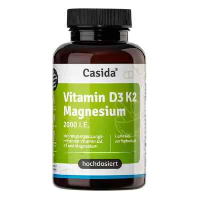 Vitamin D3 K2 Magnesium 2000 I.e. Kapseln 90 stk von Casida GmbH PZN 18704368