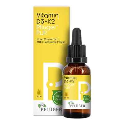 Vitamin D3+K2 Pflüger Pur 500 I.E./25 mg Tropfen 30 ml von Homöopathisches Laboratorium Ale PZN 19160858
