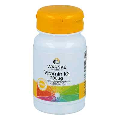 Vitamin K2 200 [my]g Tabletten 60 stk von Warnke Vitalstoffe GmbH PZN 12427910