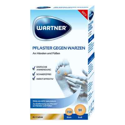 Wartner Pflaster gegen Warzen 24 stk von Perrigo Deutschland GmbH PZN 15328545