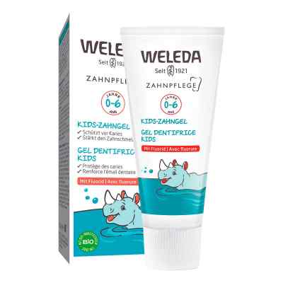 Weleda Kids-Zahngel mit Fluorid, Kinder 0-6 Jahre 50 ml von WELEDA AG PZN 19442255
