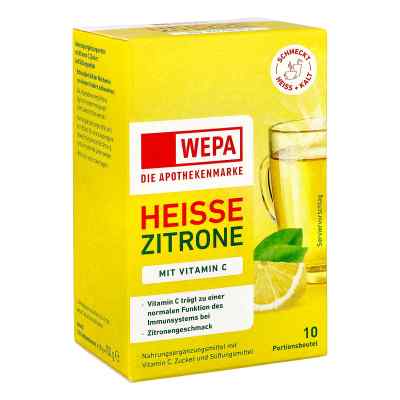 Wepa Heiße Zitrone+vitamin C Pulver 10X10 g von WEPA Apothekenbedarf GmbH & Co K PZN 18336953