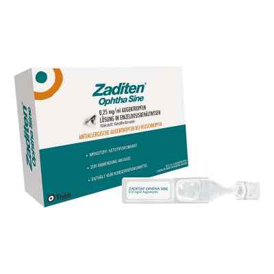 ZADITEN ophtha 0,25mg/ml 20 stk von Thea Pharma GmbH PZN 01478293