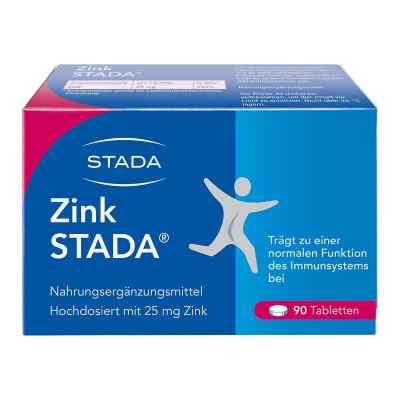 Zink STADA 25mg Zinkcitrat Tabletten 90 stk von STADA Consumer Health Deutschland GmbH PZN 17579234