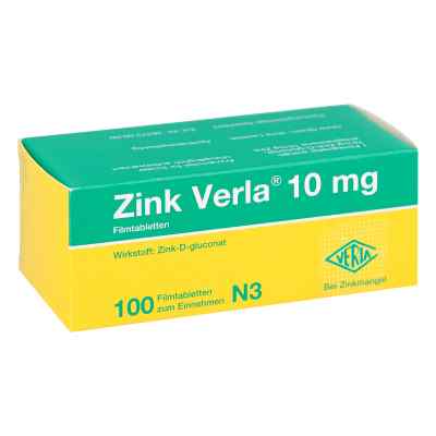 Zink Verla 10mg 100 stk von Verla-Pharm Arzneimittel GmbH &  PZN 08912195