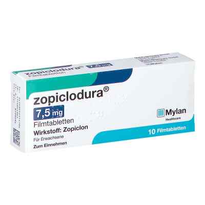 Zopiclodura 7,5 mg Filmtabletten 10 stk von Viatris Healthcare GmbH PZN 01215470