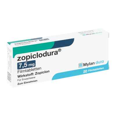 Zopiclodura 7,5 mg Filmtabletten 20 stk von Viatris Healthcare GmbH PZN 01215487