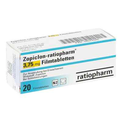 Zopiclon-ratiopharm 3,75 mg Filmtabletten
